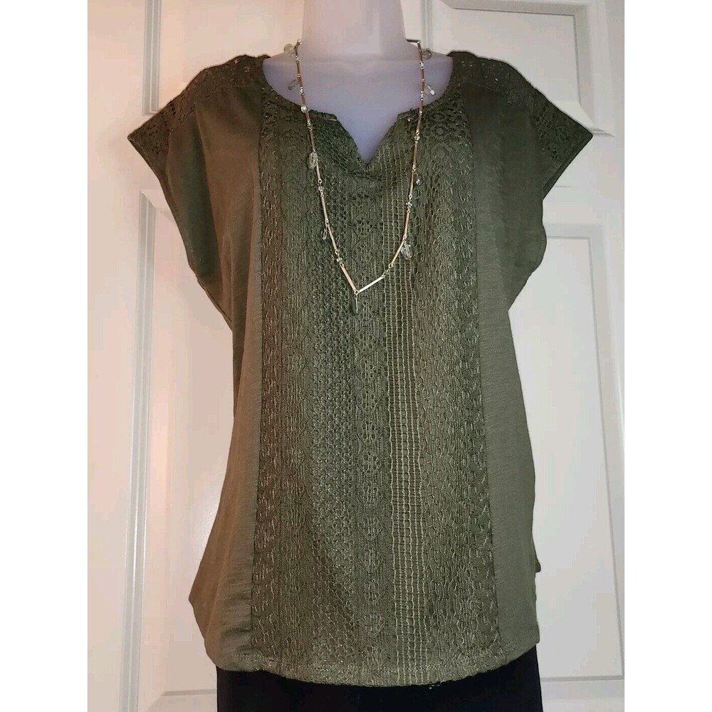 Olive 89th and Madison Blouse, Top Pre-owned, Size Large